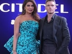 Priyanka Chopra and Richard Madden at the promotions of Citadel in Mumbai. Priyanka Chopra and Richard Madden at the promotions of Citadel in Mumbai.