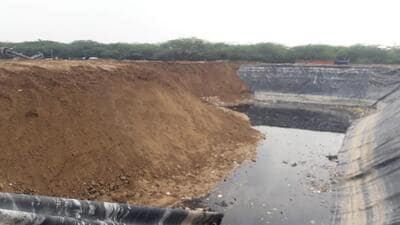 According to Naresh Kumar, joint commissioner of MCG, there are approximately 200,000 metric tonnes of legacy waste and about 15,000 to 20,000 cubic metres of leachate at the landfill site that must be cleared in order to establish the waste-to-energy plant. (Parveen Kumar/HT Photo) According to Naresh Kumar, joint commissioner of MCG, there are approximately 200,000 metric tonnes of legacy waste and about 15,000 to 20,000 cubic metres of leachate at the landfill site that must be cleared in order to establish the waste-to-energy plant. (Parveen Kumar/HT Photo)