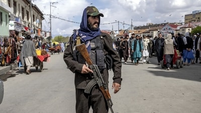 The restrictions did not initially apply to the United Nations and some other international organisations. (AP Photo/Ebrahim Noroozi) (AP)