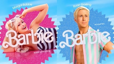Greta Gerwig's film features Margot Robbie as Barbie and Ryan Gosling as Ken.