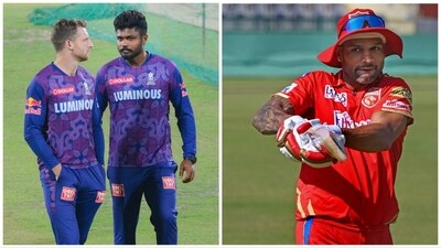 Sanju Samson, Jos Buttler and Shikhar Dhawan are on the cusp of breaking multiple batting records (PTI) Sanju Samson, Jos Buttler and Shikhar Dhawan are on the cusp of breaking multiple batting records (PTI)