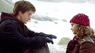 Daniel Radcliffe and Emma Watson played Harry Potter and Hermoine Granger respectively in the popular film series.