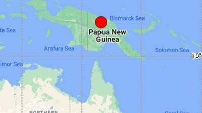 A remote area of northern Papua New Guinea. (Twitter) A remote area of northern Papua New Guinea. (Twitter)