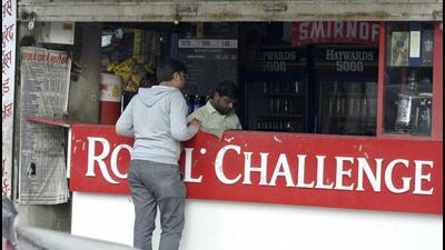In fiscal 2021-2022, the district consumed 29,128,563 cans of beer, 11,208,709 bottles of IMFL and 15,179,701 litres of countrymade liquor and recorded revenue of ₹13.46 crore. (Sunil Ghosh/HT Photo) In fiscal 2021-2022, the district consumed 29,128,563 cans of beer, 11,208,709 bottles of IMFL and 15,179,701 litres of countrymade liquor and recorded revenue of ₹13.46 crore. (Sunil Ghosh/HT Photo)