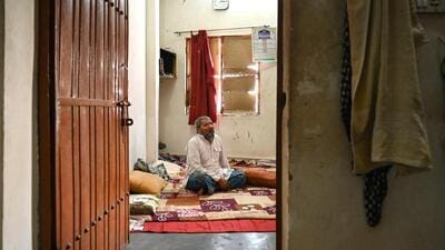 Mohammad Vakeel lost his eyesight during the February 2020 riots in northeast Delhi . (Vipin Kumar /HT PHOTO) Mohammad Vakeel lost his eyesight during the February 2020 riots in northeast Delhi . (Vipin Kumar /HT PHOTO)