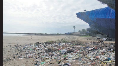 Mumbai, India - June 21, 2016: Erangal beach at Madh Island, Malad in Mumbai, India, on Tuesday, June 21, 2016. (Photo by Pramod Thakur/ Hindustan Times) (Hindustan Times) Mumbai, India - June 21, 2016: Erangal beach at Madh Island, Malad in Mumbai, India, on Tuesday, June 21, 2016. (Photo by Pramod Thakur/ Hindustan Times) (Hindustan Times)