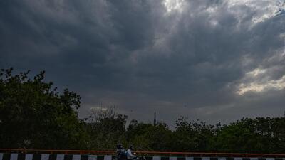 Partly overcast weather and more rain were expected during the day. (Hindustan Times) Partly overcast weather and more rain were expected during the day. (Hindustan Times)