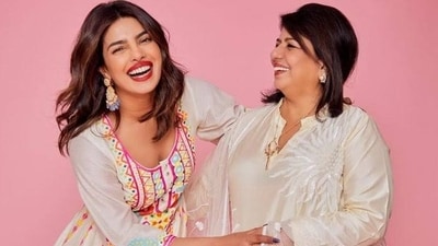 Priyanka Chopra with her mother Dr. Madhu Chopra. Priyanka Chopra with her mother Dr. Madhu Chopra.
