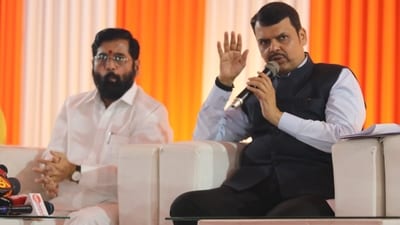 Maharashtra chief minister Eknath Shinde and deputy chief minister Devendra Fadnavis. (Sunny Shende/HT file photo)