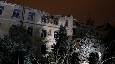 Russia-Ukraine War: A view shows a monastery damaged by a Russian missile strike, amid Russia's attack on Ukraine, in Odesa, Ukraine. (Reuters)
