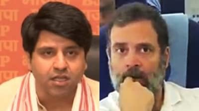 BJP national spokesperson Shehzad Poonawalla and Congress leader Rahul Gandhi. BJP national spokesperson Shehzad Poonawalla and Congress leader Rahul Gandhi.