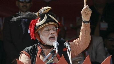 File photo of Prime Minister Narendra Modi in Arunachal Pradesh. File photo of Prime Minister Narendra Modi in Arunachal Pradesh.