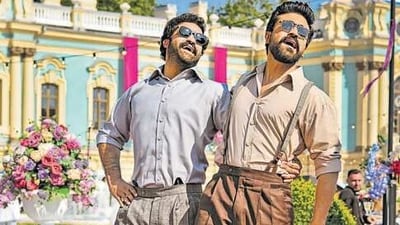 SS Rajamouli directed RRR, starring Ram Charan and Jr NTR. SS Rajamouli directed RRR, starring Ram Charan and Jr NTR.