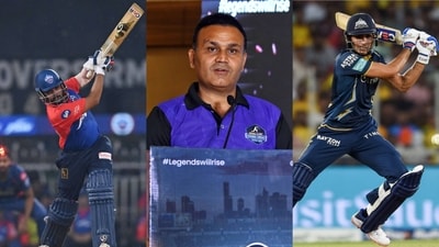 Prithvi Shaw; Virender Sehwag; Shubman Gill Prithvi Shaw; Virender Sehwag; Shubman Gill