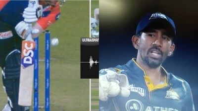 David Warner thanks his stars after bails remain unmoved David Warner thanks his stars after bails remain unmoved