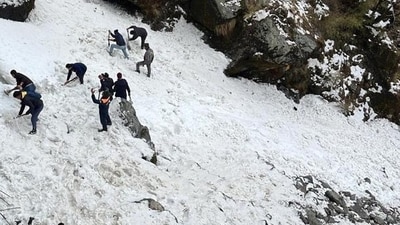 Rescue operations underway after avalanche hits Sikkim on Tuesday.