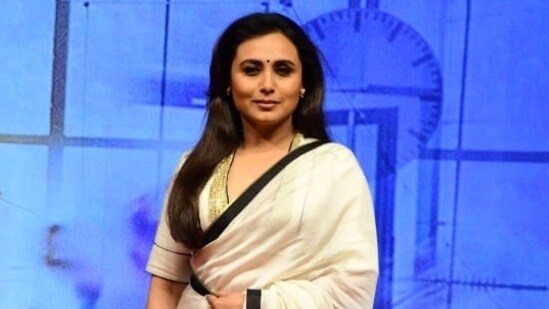 Rani Mukerji during the promotions of Mrs Chatterjee Vs Norway.