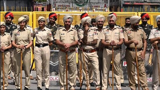 The operation was conducted on the directions of DGP Gaurav Yadav (HT Photo)