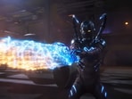 In the comics, Blue Beetle has had several iterations. But in the film, we are introduced to Jaime Reyes, the third character to take on the mantle of the Blue Beetle. In the comics, Blue Beetle has had several iterations. But in the film, we are introduced to Jaime Reyes, the third character to take on the mantle of the Blue Beetle.