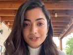 Rashmika Mandanna posted a video message for fans. Rashmika Mandanna posted a video message for fans.