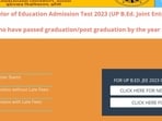 UP B.Ed. 2023 registration process ends today at bujhansi.ac.in UP B.Ed. 2023 registration process ends today at bujhansi.ac.in