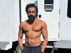Bobby Deol on the sets of Animal. Bobby Deol on the sets of Animal.