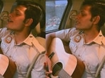 Delhi cop Rajat Rathor singing Arijit Singh’s Aabaad Barbaad while playing the guitar, Delhi cop Rajat Rathor singing Arijit Singh’s Aabaad Barbaad while playing the guitar,