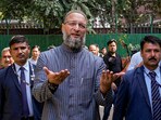AIMIM chief and Lok Sabha member Asaduddin Owaisi. AIMIM chief and Lok Sabha member Asaduddin Owaisi.
