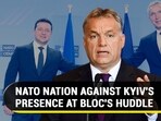 NATO NATION AGAINST KYIV'S PRESENCE AT BLOC'S HUDDLE