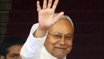 Bihar chief minister Nitish Kumar on his way to attend Budget Session at Bihar Assembly in Patna (HT Photo/Santosh Kumar) Bihar chief minister Nitish Kumar on his way to attend Budget Session at Bihar Assembly in Patna (HT Photo/Santosh Kumar)