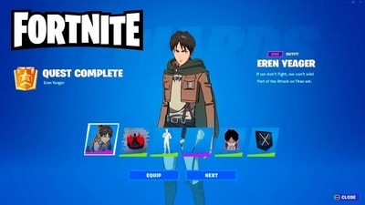 Attack on Titan (Image Credit: Fortnite) Attack on Titan (Image Credit: Fortnite)