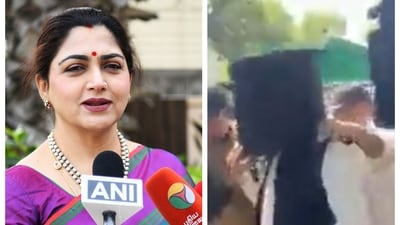Sharing the video of Imran Khan's bulletproof helmet. BJP's Khushbu Sundar said, 'Saare Jahan se achha...'