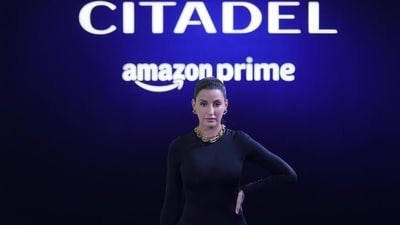 Actor-dancer Nora fatehi wore a black dress as she attended the blue carpet event in Mumbai. Actor-dancer Nora fatehi wore a black dress as she attended the blue carpet event in Mumbai. 