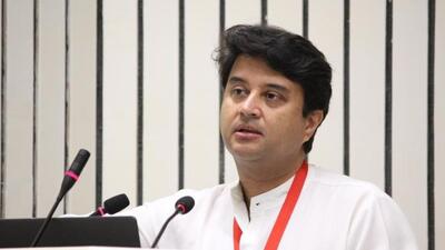 The union minister added that the party was disrupting Parliament to stay politically relevant. (Jyotiraditya M Scindia | Facebook) The union minister added that the party was disrupting Parliament to stay politically relevant. (Jyotiraditya M Scindia | Facebook)