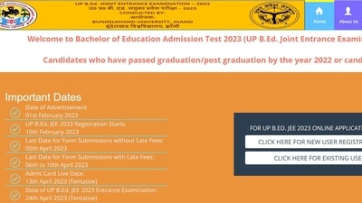 UP B.Ed. 2023 registration process ends today at bujhansi.ac.in