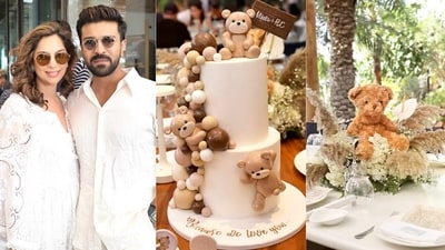 Upasana and Ram Charan ateh baby shower. Upasana and Ram Charan ateh baby shower.
