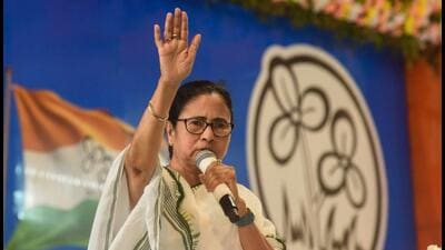 West Bengal chief minister Mamata Banerjee blamed the BJP for stoking the violence. (PTI)