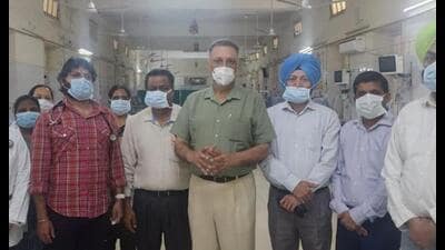 With Covid-19 cases witnessing a slight uptick in the last few days, Punjab health and family welfare minister Dr Balbir Singh on Wednesday said the government was prepared to deal with any situation. With Covid-19 cases witnessing a slight uptick in the last few days, Punjab health and family welfare minister Dr Balbir Singh on Wednesday said the government was prepared to deal with any situation.