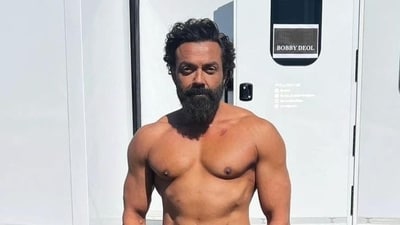 Bobby Deol on the sets of Animal. Bobby Deol on the sets of Animal.