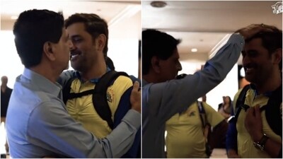 Krishnamachari Srikkanth with MS Dhoni (CSK) Krishnamachari Srikkanth with MS Dhoni (CSK)