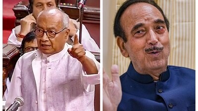 Digvijaya Singh slammed Ghulam Nabi Azad for his comments on Congress and asked him to save his party in J&K. Digvijaya Singh slammed Ghulam Nabi Azad for his comments on Congress and asked him to save his party in J&K.