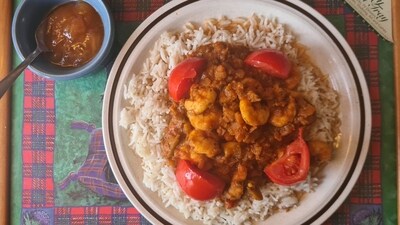Indian fish prepared by the former UK diplomat Andrew Fleming. (Twitter/@Andrew007Uk) Indian fish prepared by the former UK diplomat Andrew Fleming. (Twitter/@Andrew007Uk)