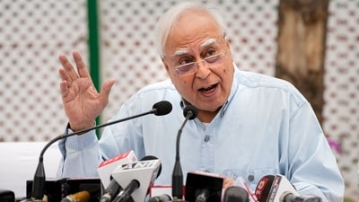 Rajya Sabha MP Kapil Sibal has reacted to the controversy over NCERT's alleged removal of certain portions on Mughal history from class 12 textbooks. (PTI) Rajya Sabha MP Kapil Sibal has reacted to the controversy over NCERT's alleged removal of certain portions on Mughal history from class 12 textbooks. (PTI)
