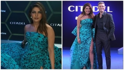 Priyanka Chopra's gown for Citadel promotions with Richard Madden wins hearts (Instagram/@citadelonprime) Priyanka Chopra's gown for Citadel promotions with Richard Madden wins hearts (Instagram/@citadelonprime)