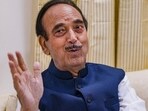 Ghulam Nabi Azad in New Delhi on Tuesday. (PTI)