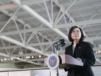 Tsai Ing-wen, Taiwan's president, speaks during a news conference with US House Speaker Kevin McCarthy, (Bloomberg) Tsai Ing-wen, Taiwan's president, speaks during a news conference with US House Speaker Kevin McCarthy, (Bloomberg)