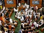 During this session, a total of eight bills (eight in the Lok Sabha) were also introduced. (ANI) During this session, a total of eight bills (eight in the Lok Sabha) were also introduced. (ANI)