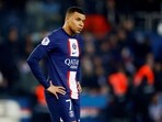 FILE PHOTO: Soccer Football - Ligue 1 - Paris St Germain v Olympique Lyonnais - Parc des Princes, Paris, France - April 2, 2023 Paris St Germain's Kylian Mbappe looks dejected after the match REUTERS/Sarah Meyssonnier/File Photo