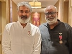 SS Rajamouli with MM Keeravani after Padma awards ceremony. 