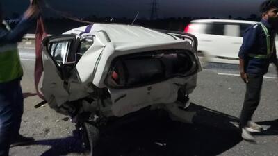 Man killed after a Speeding car rams another at KMP e-way Man killed after a Speeding car rams another at KMP e-way
